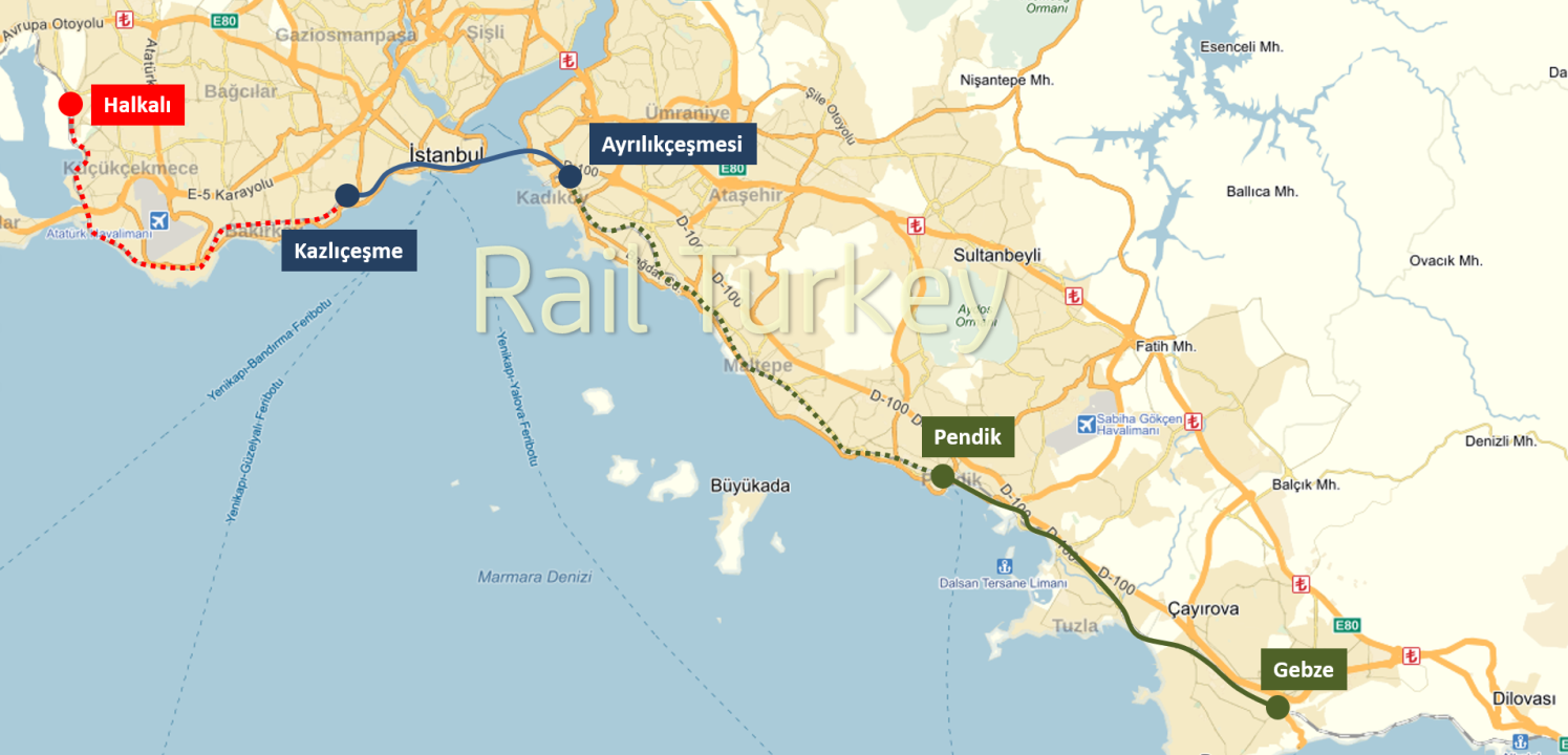 497 - 600 - Marmaray Projesi Güzergahı